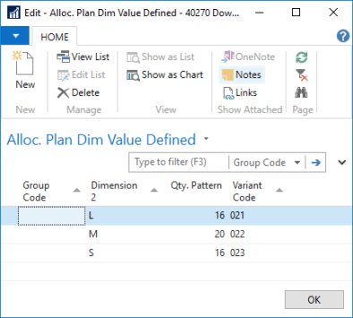 How to: Adjust Quantities in the Allocation Plan Defined