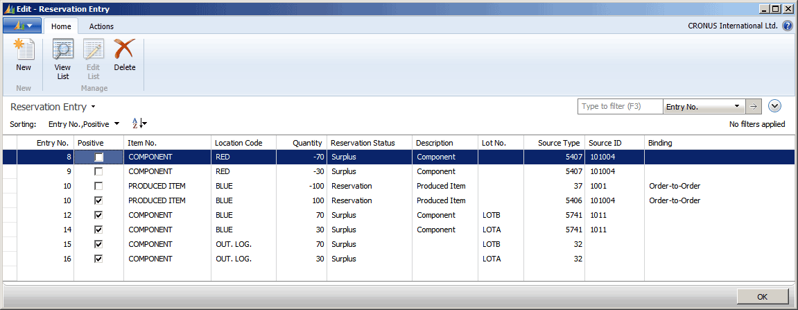 supply_planning_RTAM_2 Order tracking entries in Reservation Entry table